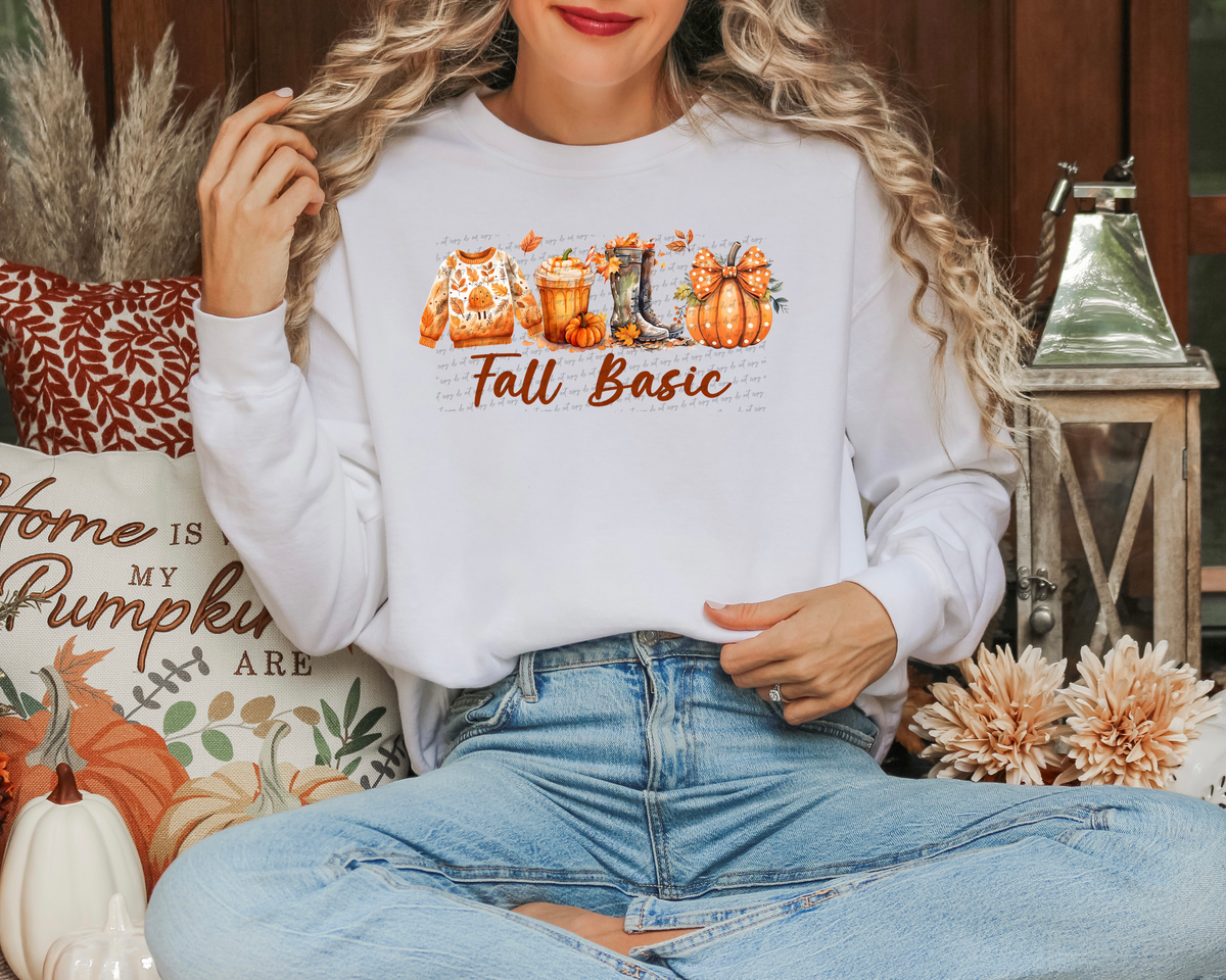 Fall Basic - Sweater Latte Boots Pumpkin 54957 DTF transfer