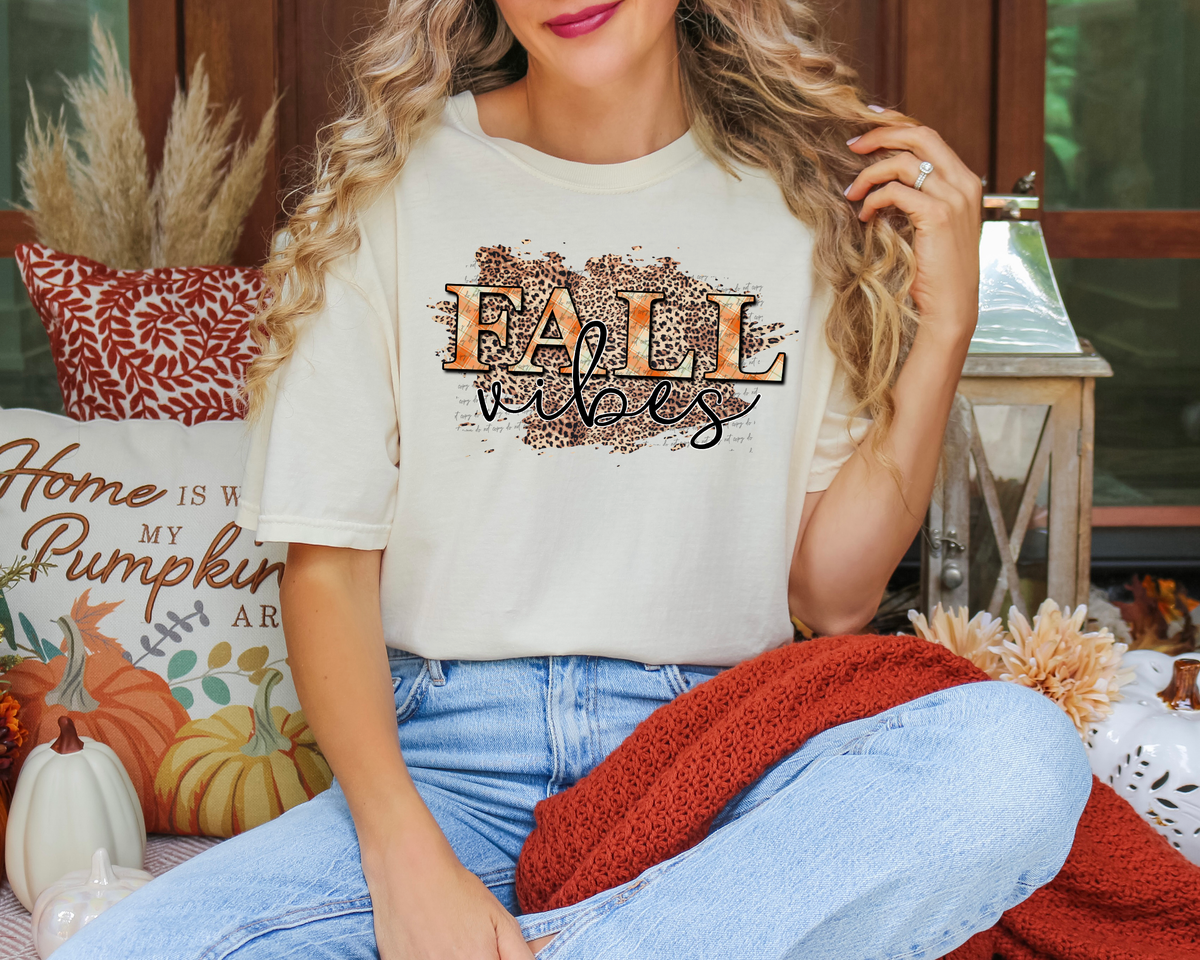 Fall Vibes Leopard Print 51575 DTF transfer