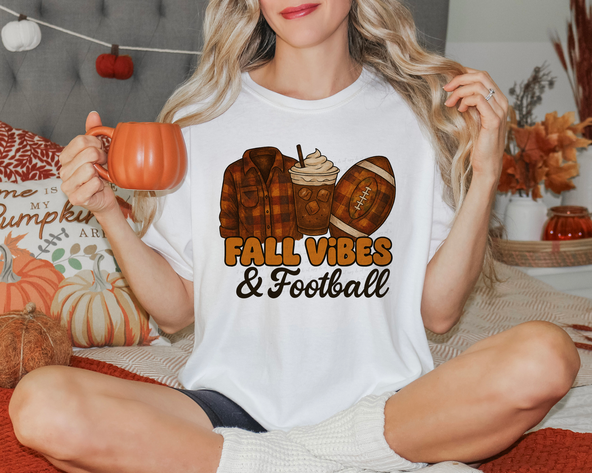 Fall Vibes and Football 111351 DTF transfer
