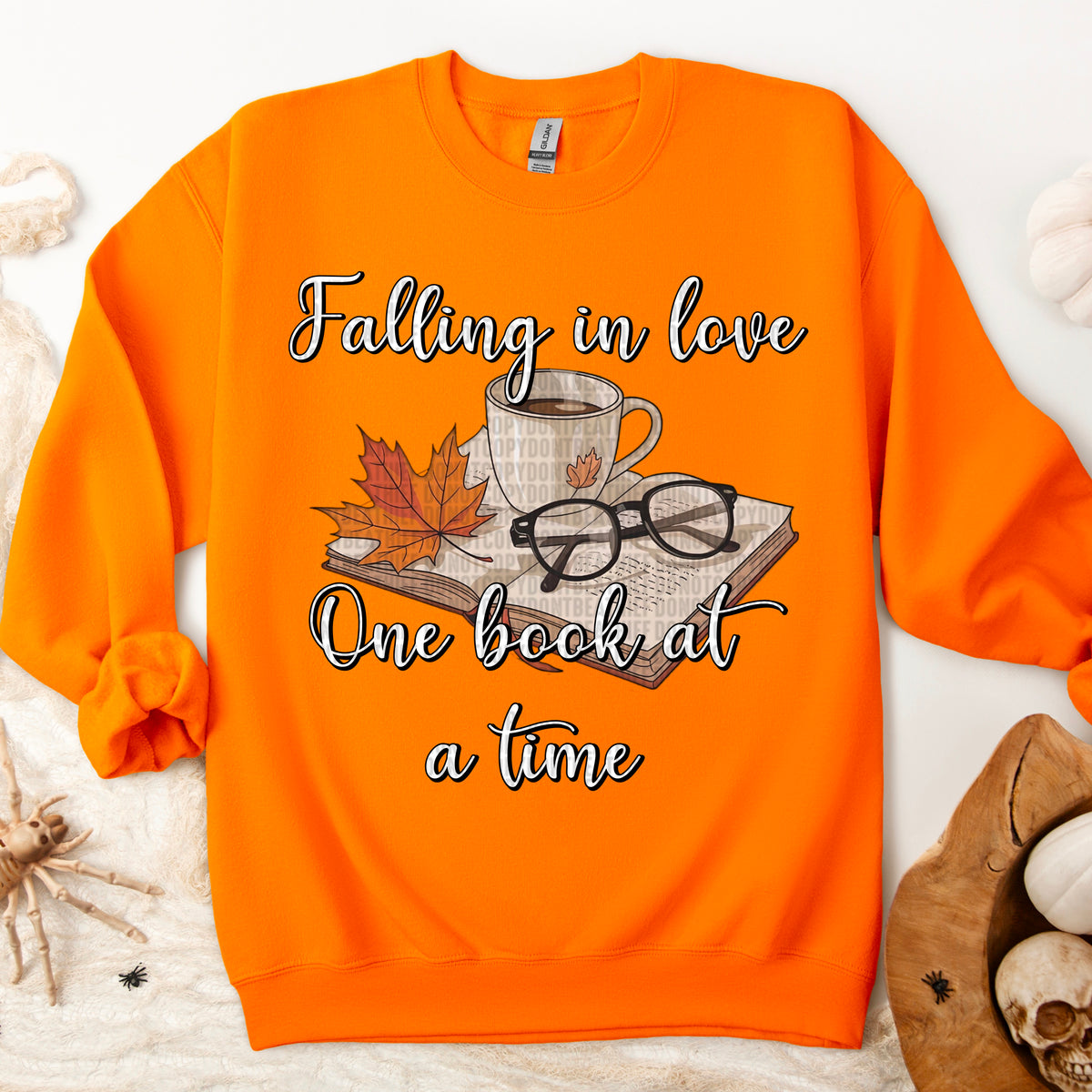 Falling In Love One Book At A Time 104506 DTF transfer