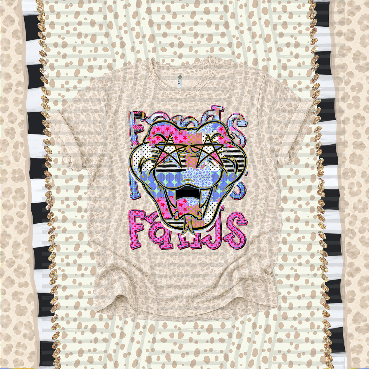 Fangs-Dolly Doodle Print (Caplinger) DTF Transfer