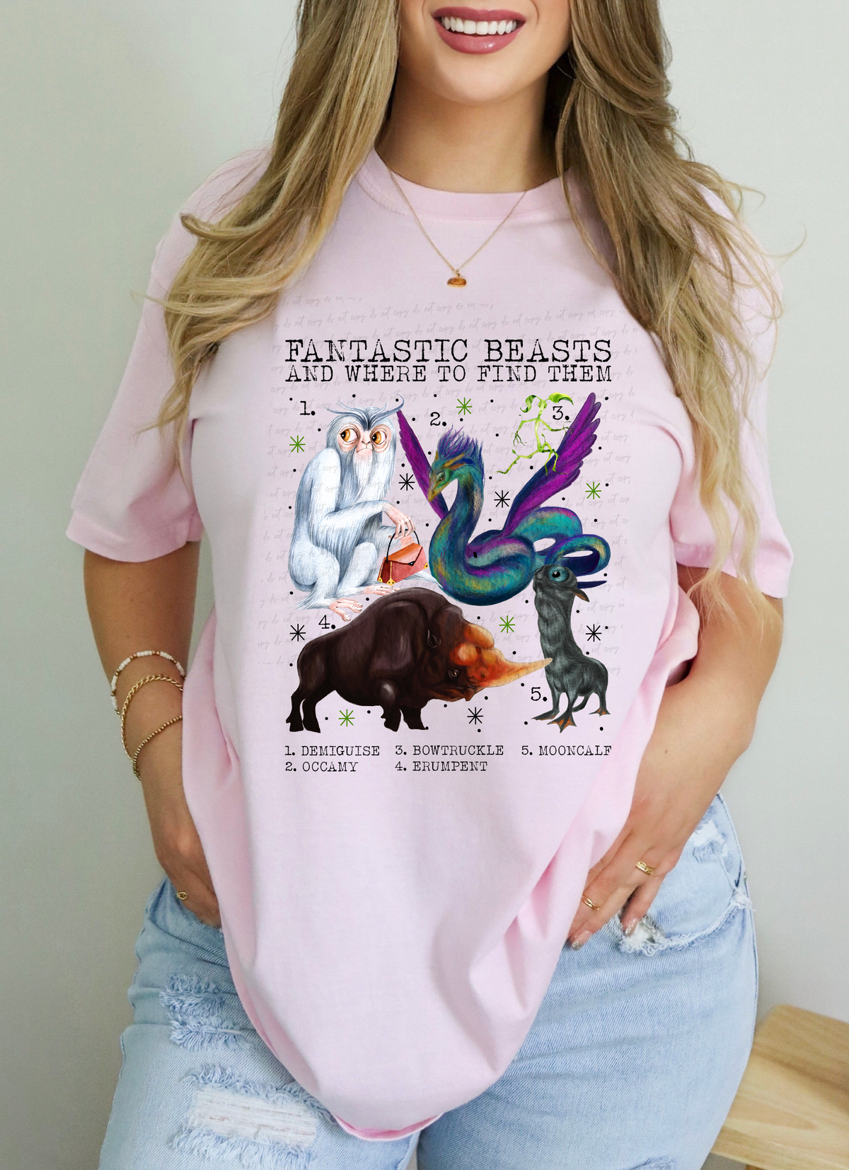 Fantastic Beasts and Where To Find Them Chart 115306 DTF transfer