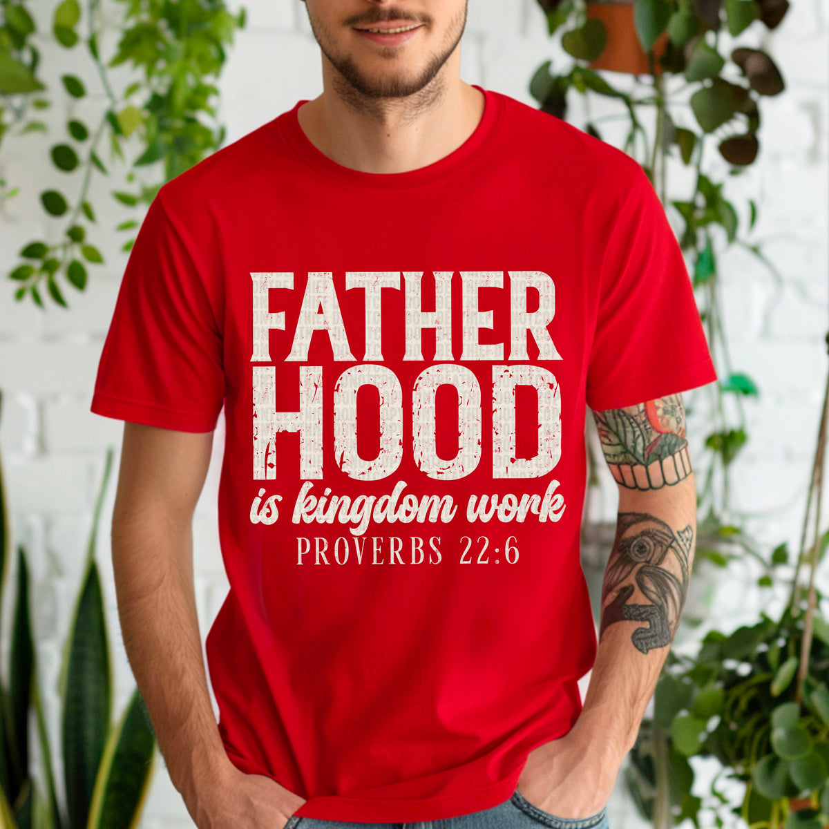 Fatherhood Is Kingdom Work Proverbs 22:6 104326 DTF transfer