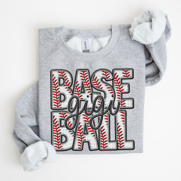 Faux Baseball GIGI (SDD) 72614 DTF Transfer