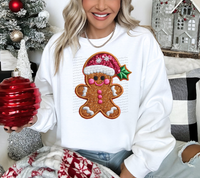 Faux Embroidery Gingerbread 61042 DTF Transfer