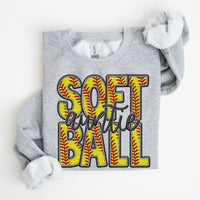 Faux Softball Auntie (SDD) 72601 DTF Transfer