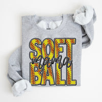 Faux Softball Mama (SDD) 72604 DTF Transfer