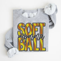 Faux Softball Momma (SDD) 72608 DTF Transfer