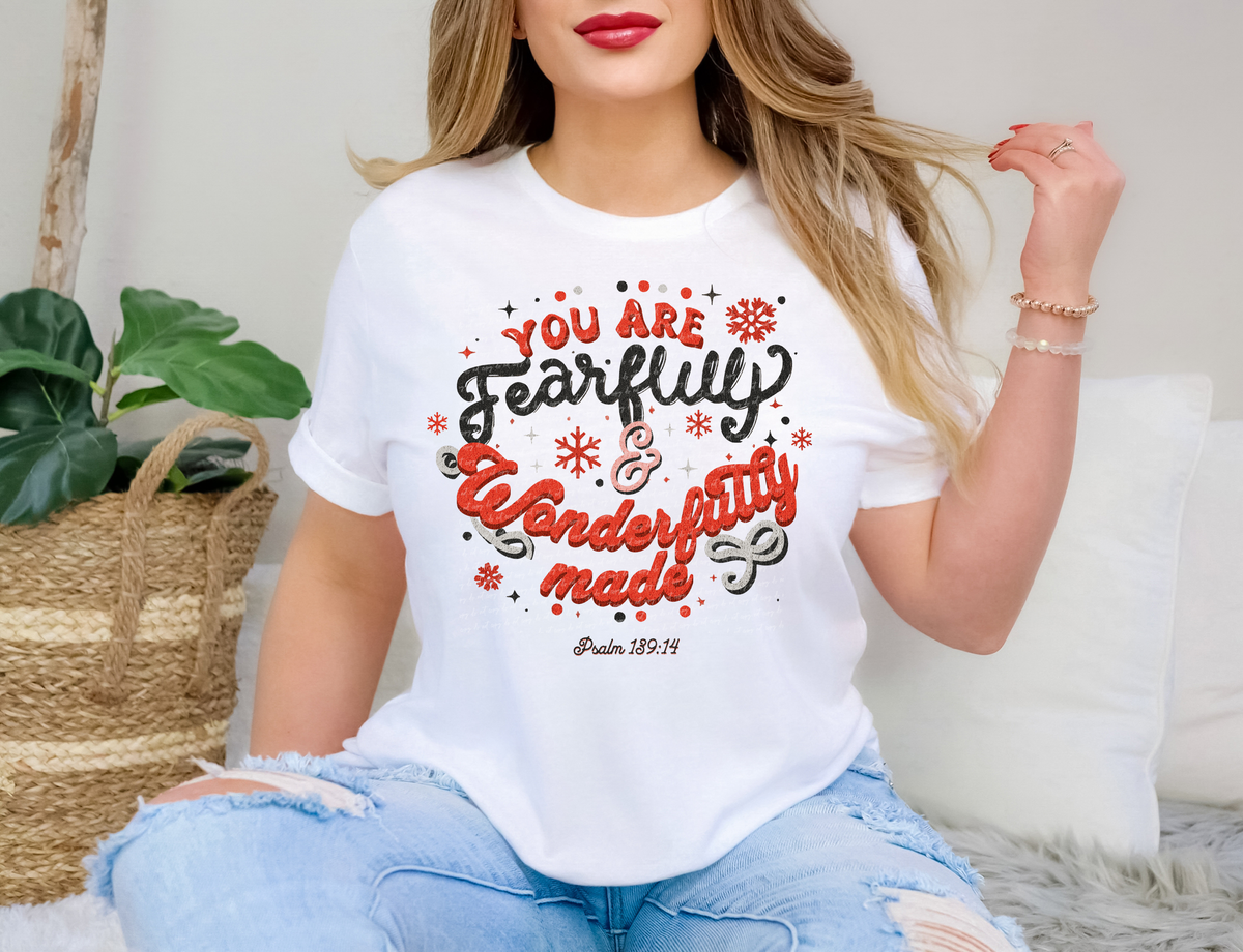 You Are Fearfully And Wonderfully Made Psalm 139:14 81149 DTF Transfer