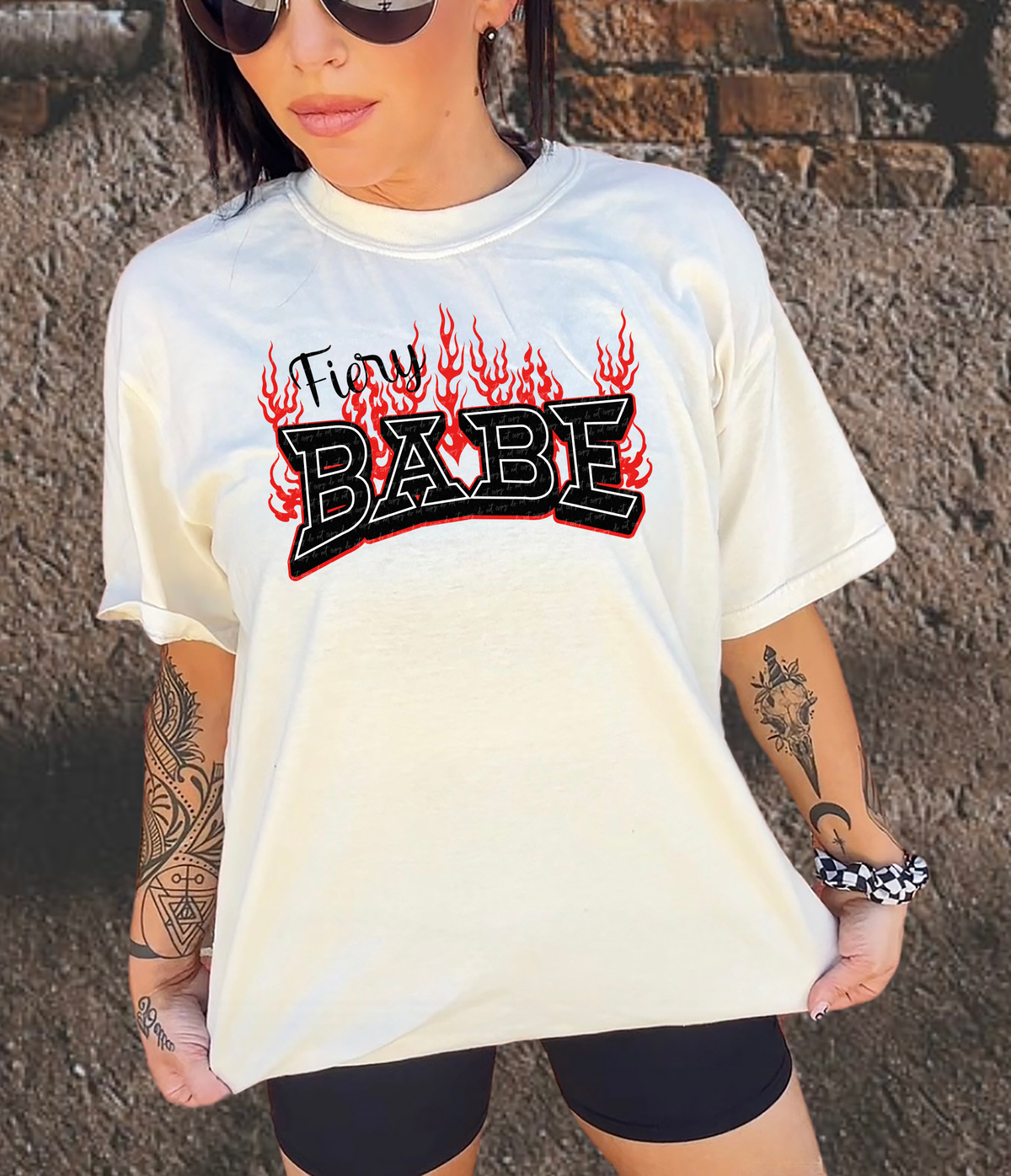 Fiery Babe 59523 DTF transfer