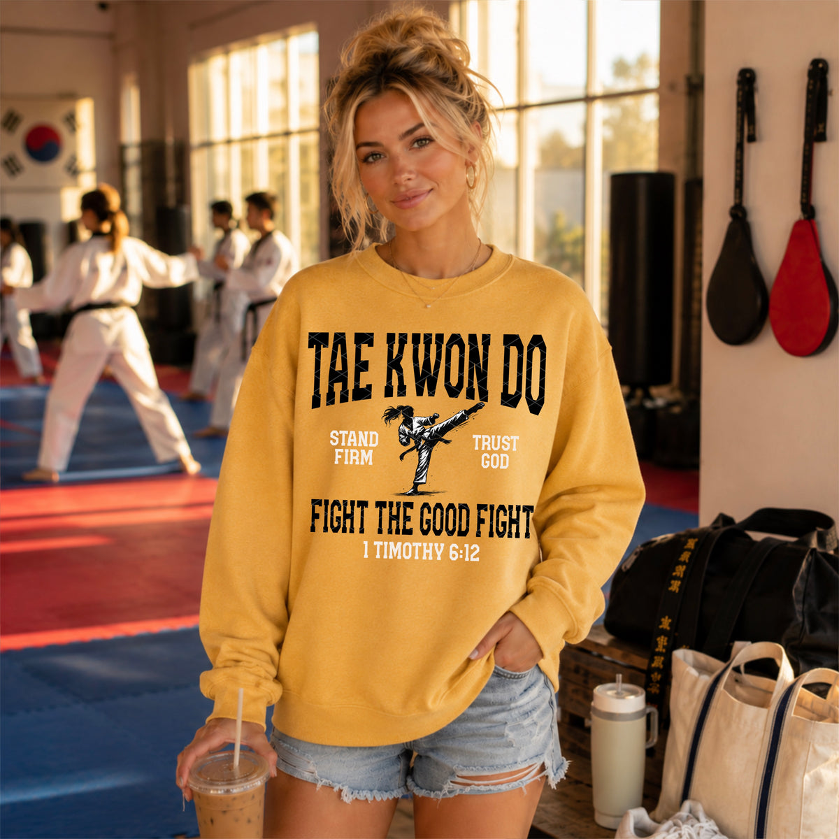 Taw kwon do fight the good fight (SDD) DTF Transfer