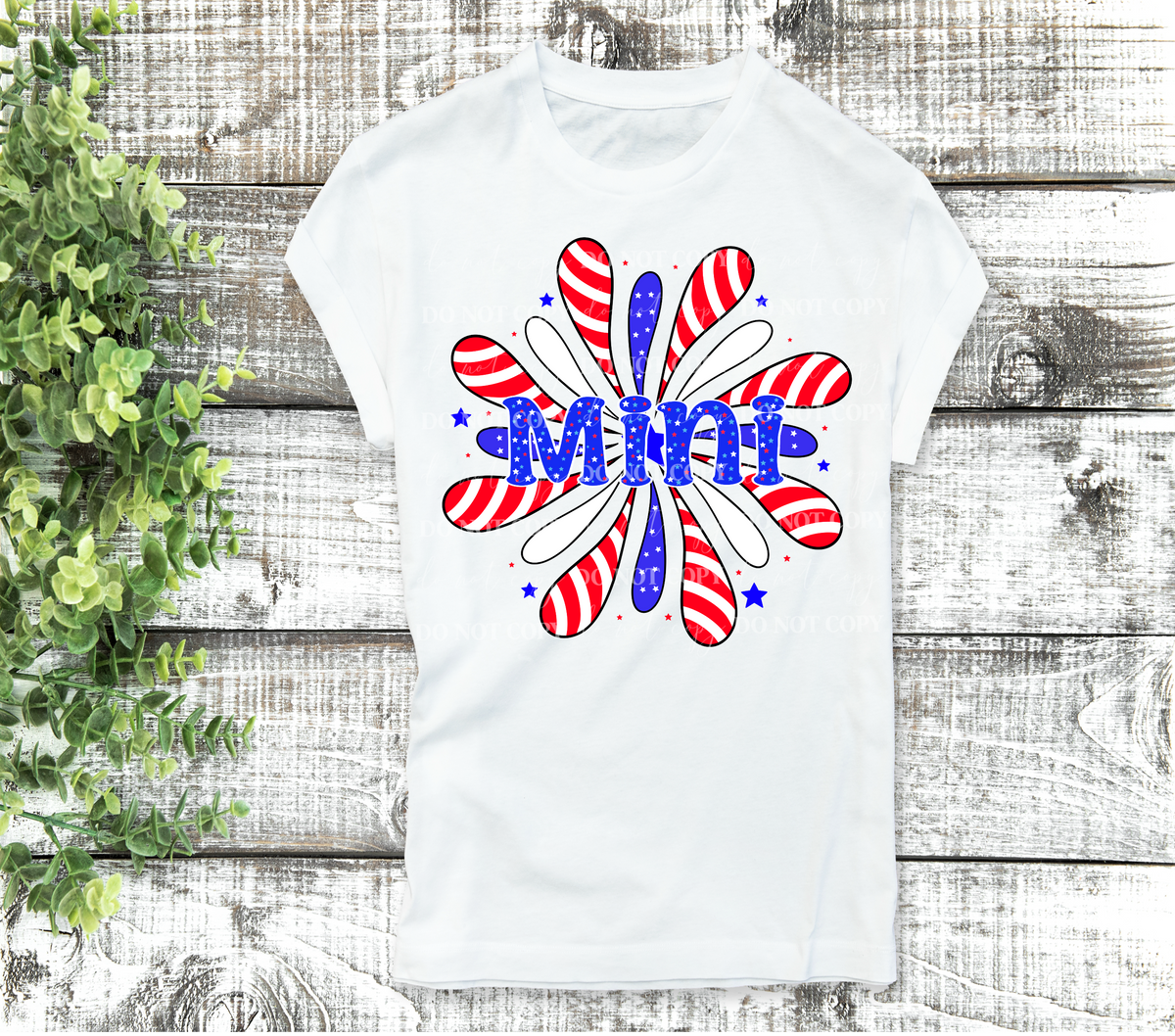 Patriotic Mini Firework (Linda) DTF transfer