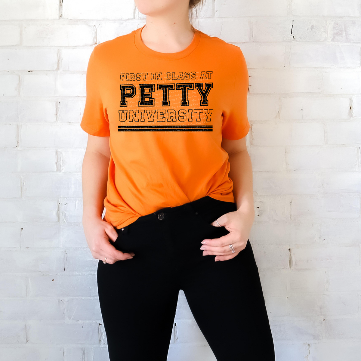 First In Class At Petty University 42021 DTF transfer
