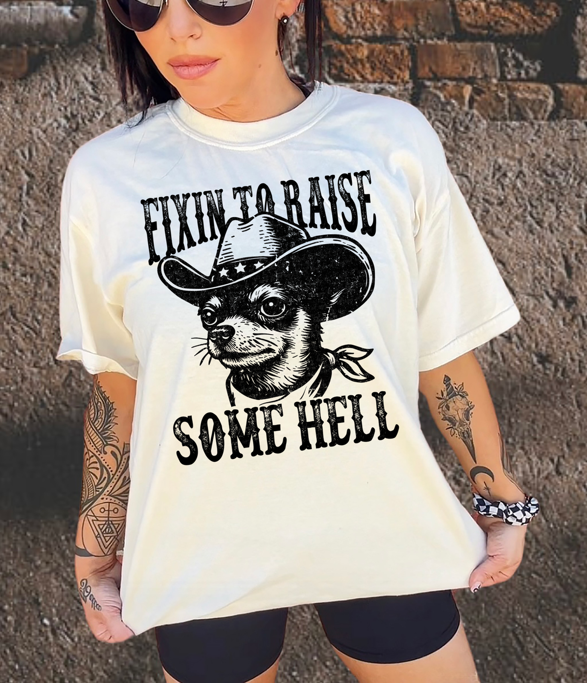 Fixin To Raise Some Hell 110112 DTF transfer