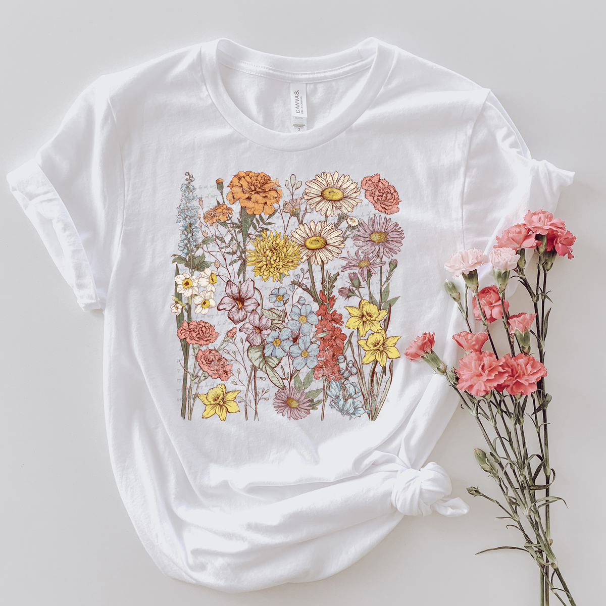 Floral Grunge 86681 DTF Transfer