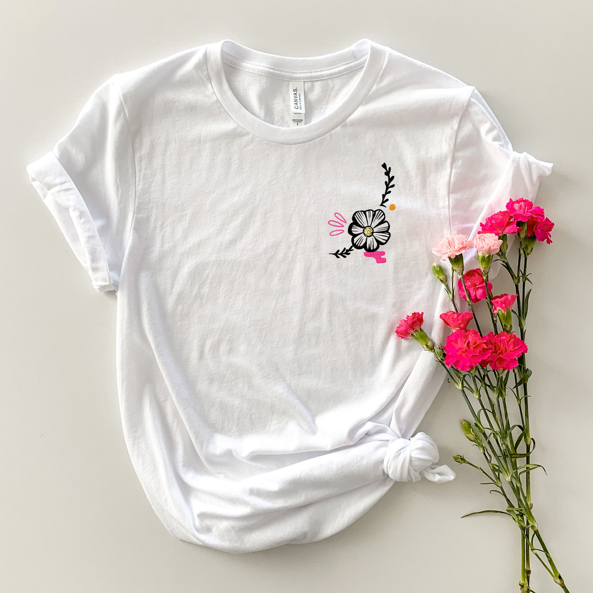 Flower Doodle (Pocket Print) 76917 DTF Transfer