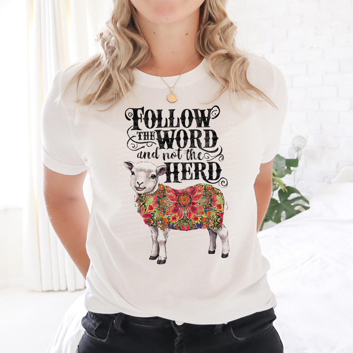 Follow the Word and Not The Herd 81150 DTF Transfer