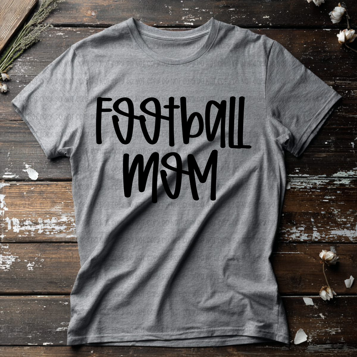 Football mom BLACK marker (Revel) DTF Transfer