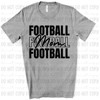 Football Mom *Black (Revel) 72627 DTF Transfer