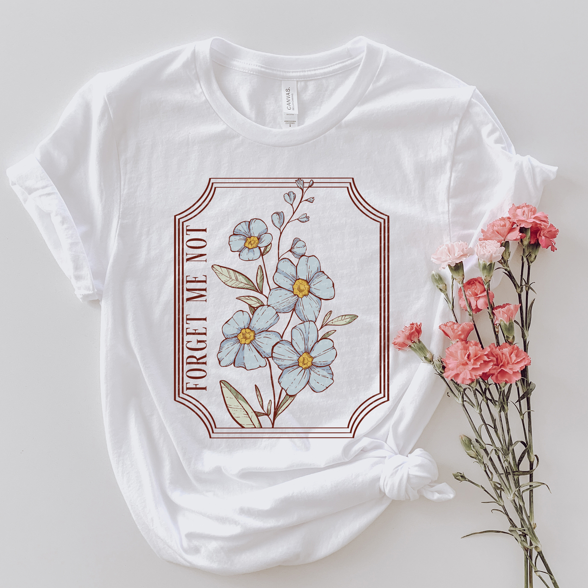Forget Me Not Blue Flowers 86683 DTF Transfer