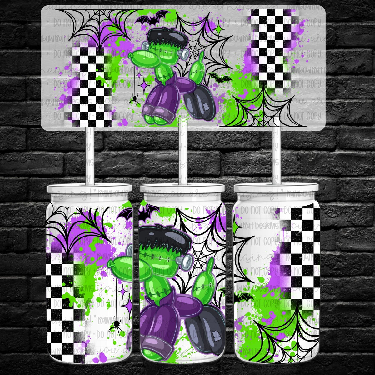 Frank Balloon Dog (RRD) UV DTF WRAP