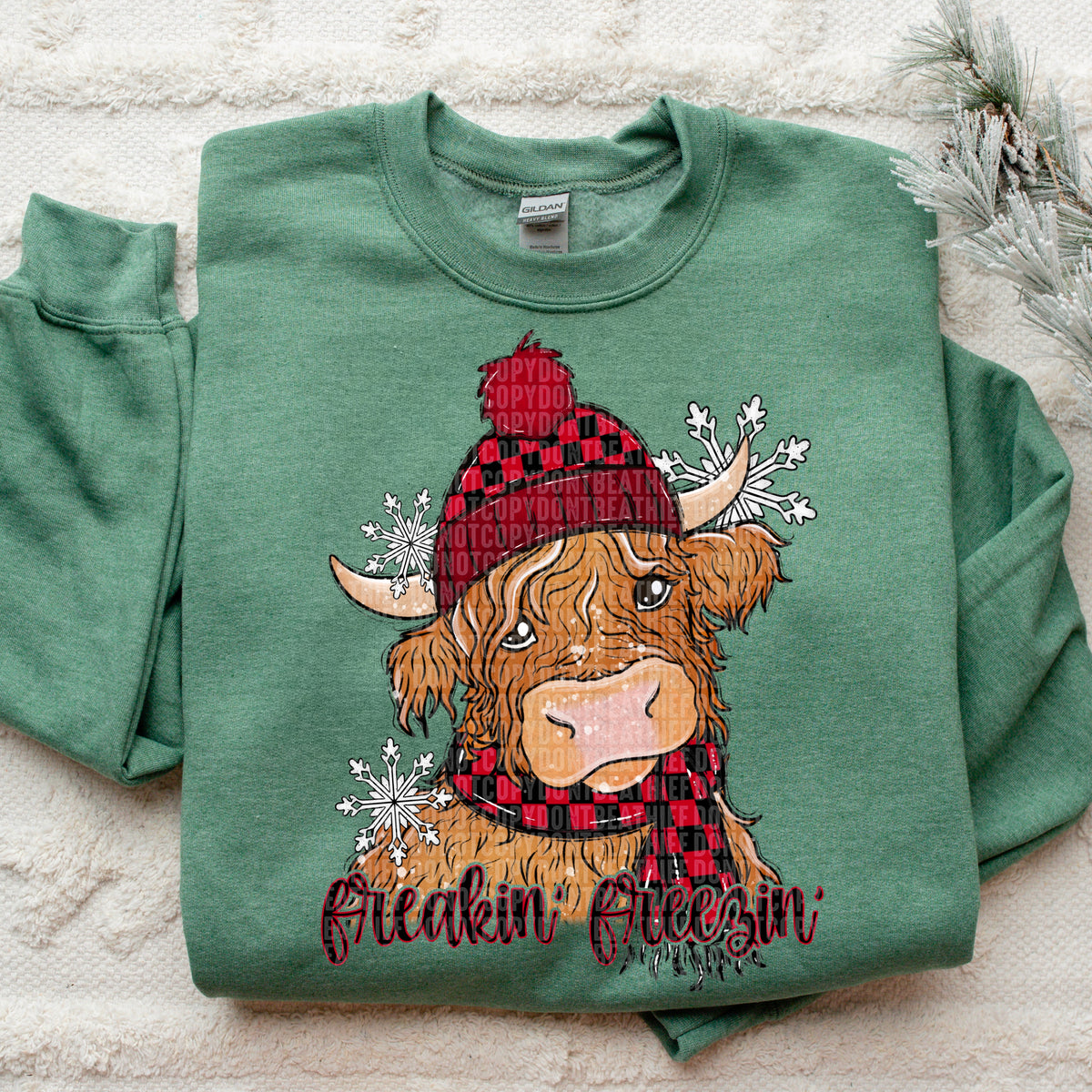 Freakin Freezin Checkered (SDD) DTF Transfer