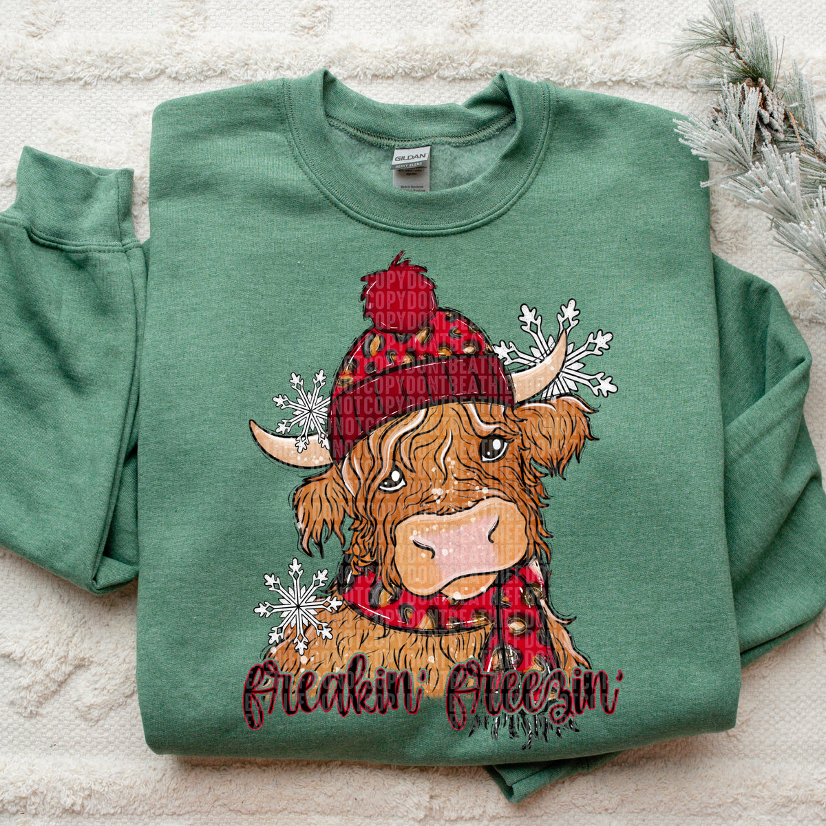 Freakin Freezin Leopard (SDD) DTF Transfer