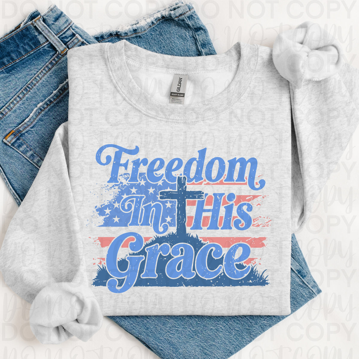 Freedom in his grace (UAC) DTF Transfer