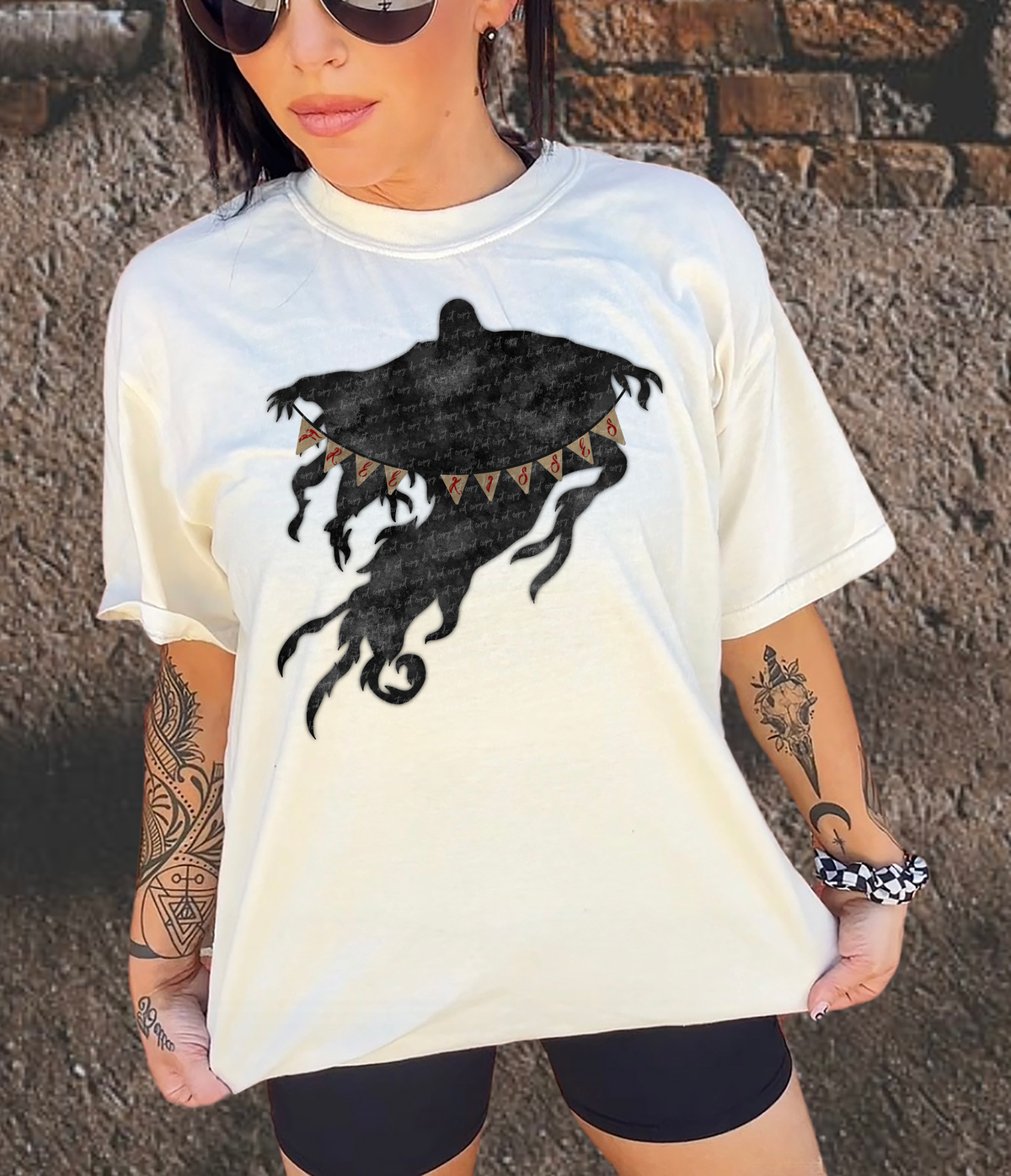 Free kisses dark creature 115221 DTF transfer