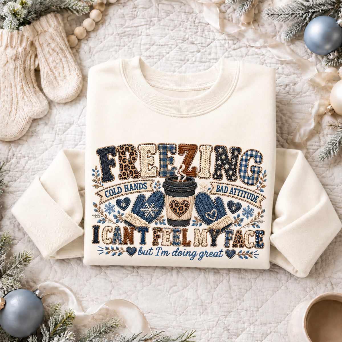 Freezing I can't feel my face (SDD) DTF Transfer