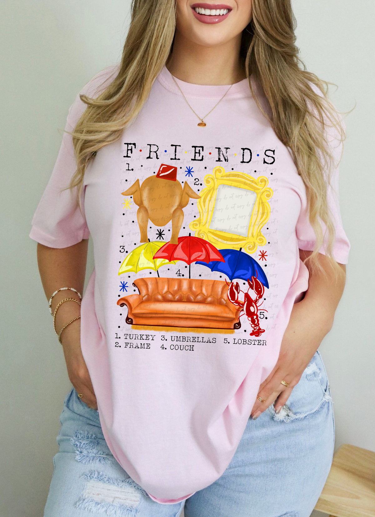 Friends Chart 115251 DTF transfer
