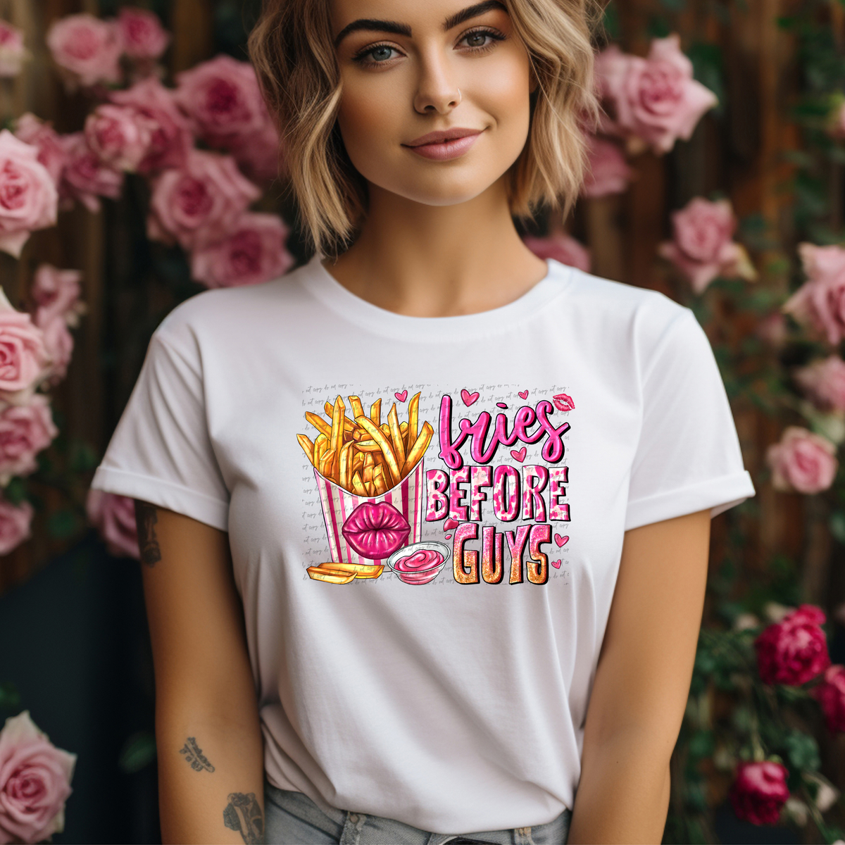 Fries Before Guys 71593 DTF Transfer