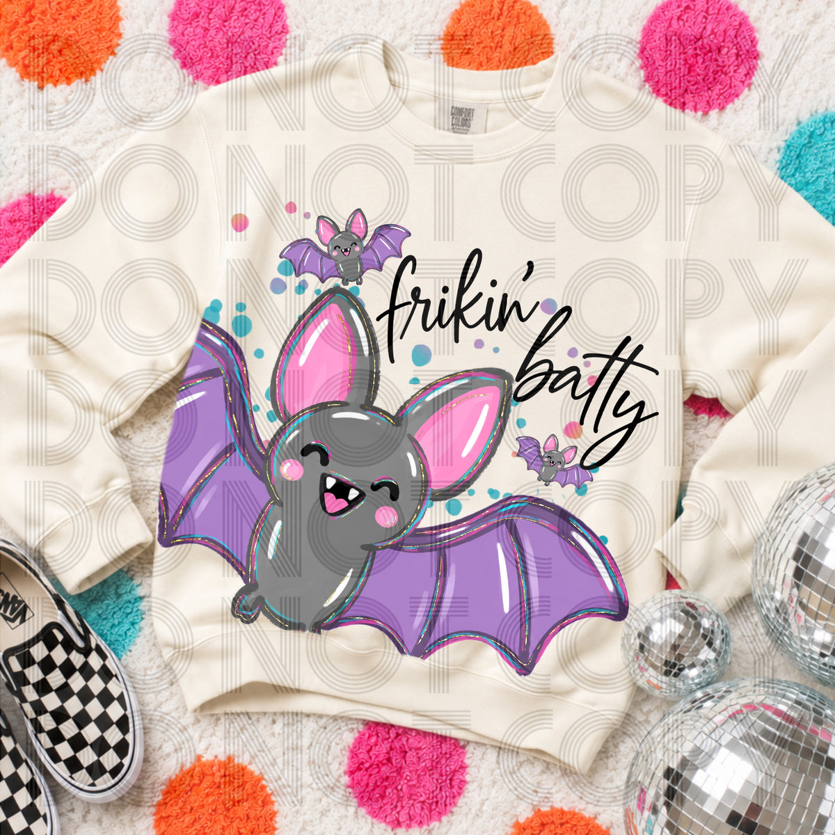 Frikin' batty (Renewed) DTF Transfer