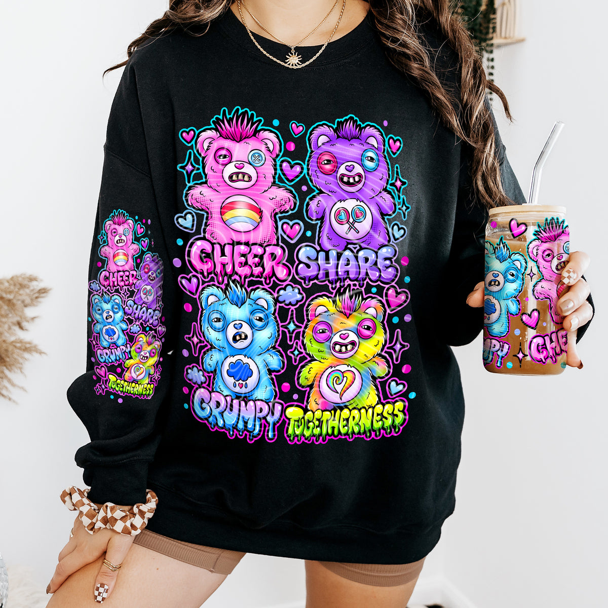 4 bears (SLEEVE ONLY) (Gravitee) DTF Transfer