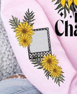 Emotionally attached SLEEVE BLACK DTF transfer