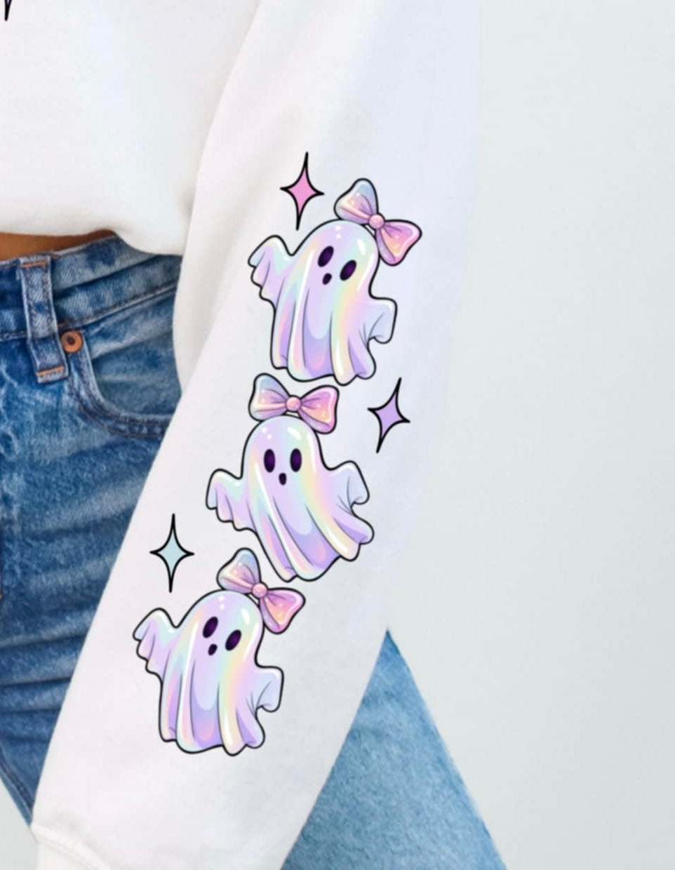 Pastel ghost (SLEEVE) CMD DTF transfer