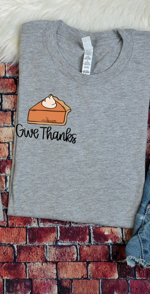 Give Thanks pie pocket 68242 DTF transfer