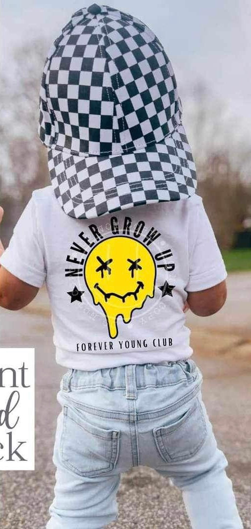 Never grow up forever young club (LYTTLE) 27327 DTF transfer