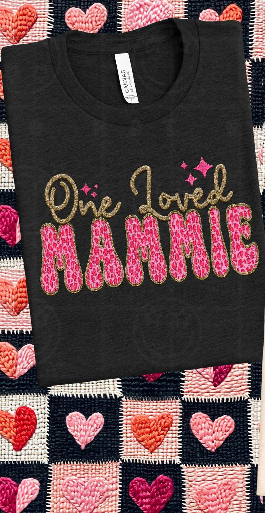 One loved mammie pink leopard (HW) 75798 DTF transfer