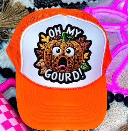Oh my gourd screaming pumpkin WITH TONGUE exclusive 41743 DTF transfer