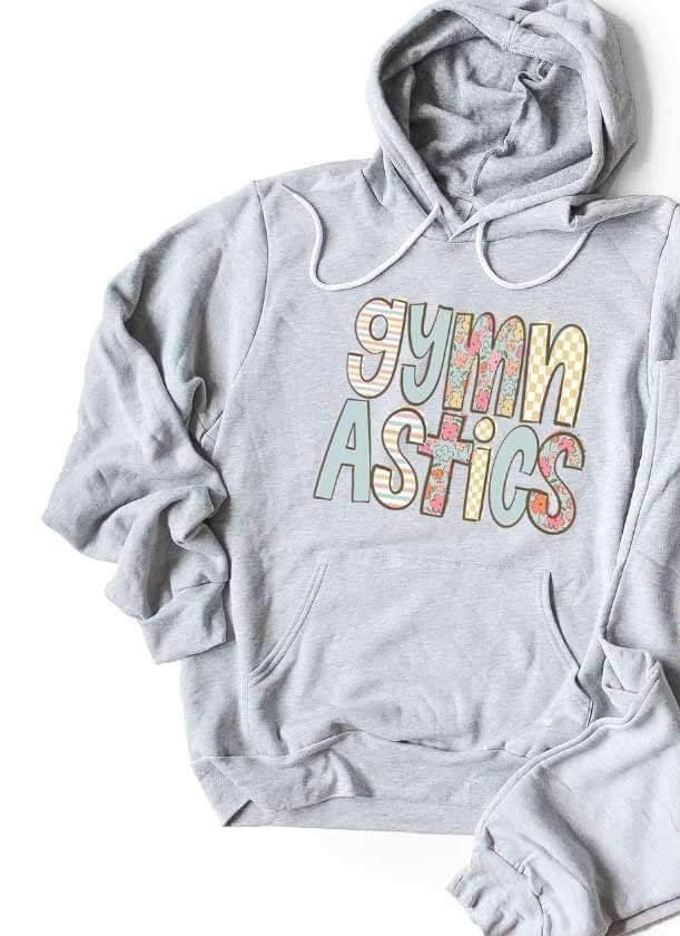 Gymnastics patterned font 21213 DTF transfer