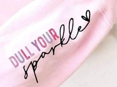 Dull your sparkle grunge SLEEVE 20454 DTF transfer