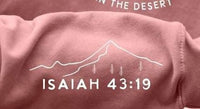 Isaiah 43:19 mountains WHITE 20486 DTF transfer