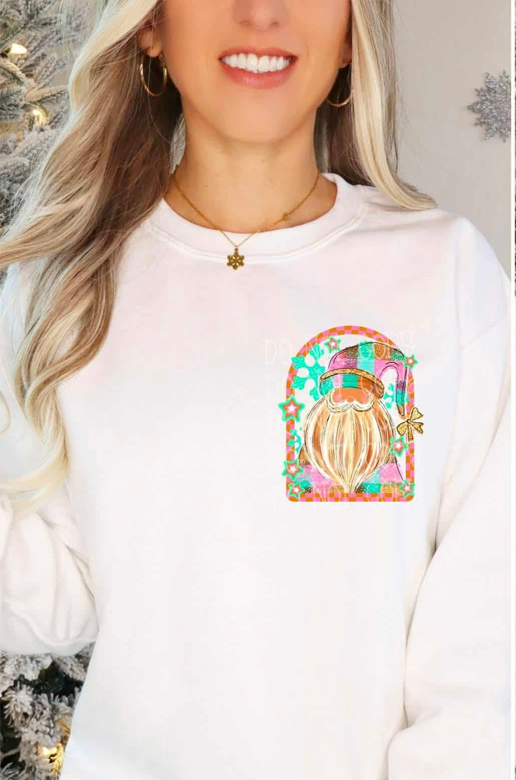 It’s the most Wonderful time of the year Santa POCKET (C’s) DTF Transfer