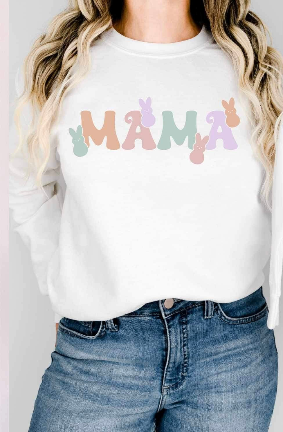 Mama pastel with peeps (WSB) 21522 DTF transfer