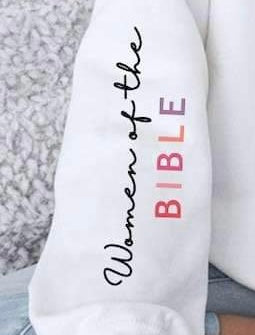 Women of the bible black and colorful SLEEVE 20682 DTF transfer