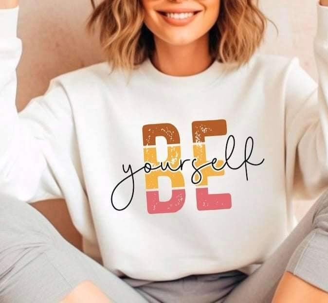 Be yourself grunge 20457 DTF transfer