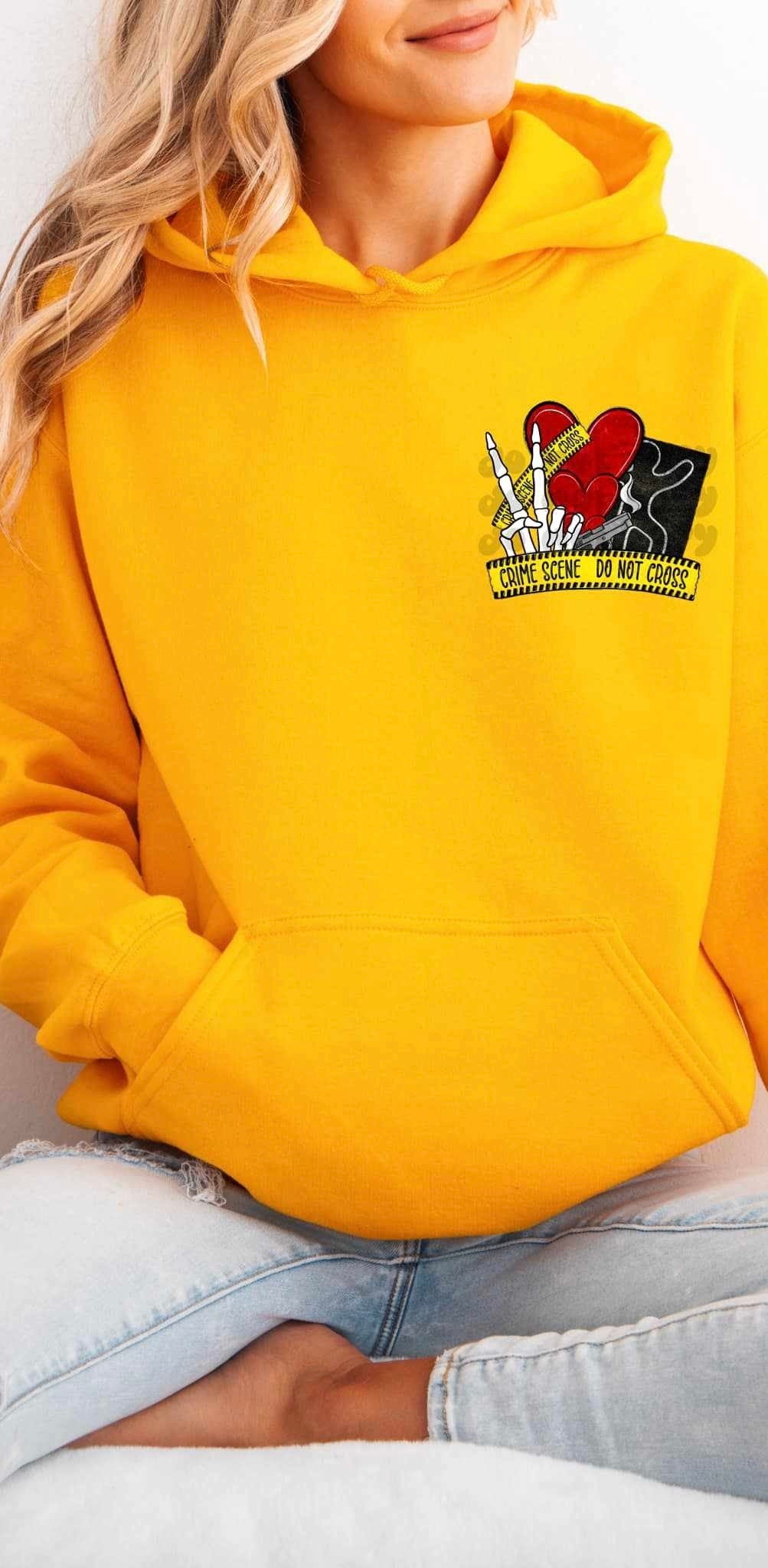 Peace love true crime pocket 84780 DTF transfer