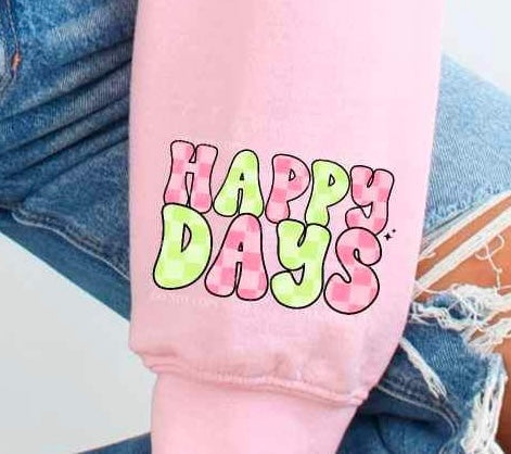 happy days green and pink (CSC) 20779 DTF transfer