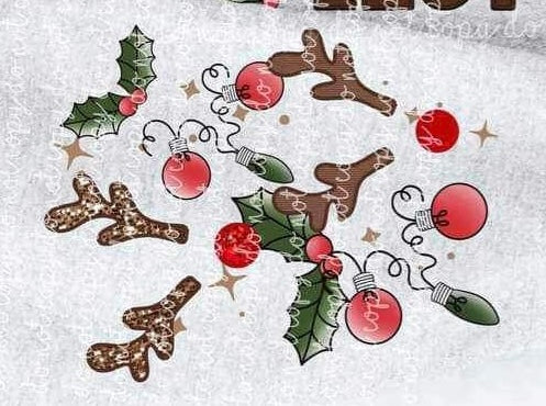 Antler, ornament SLEEVE MMD 16750 DTF Transfer